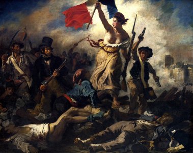 Libria gidante la popla, par Eugène Delacroix (1830).